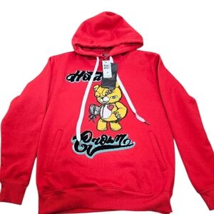 Bleecker & Mercer  Red and Yellow Graphic Hoodie.